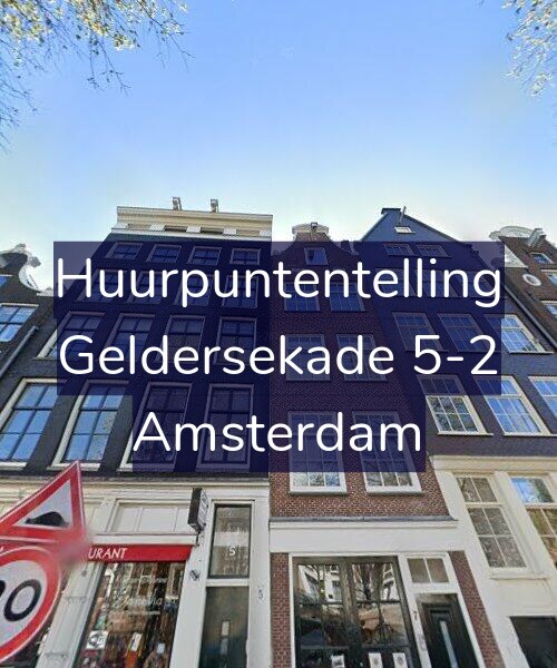 Foto gevel Huurpuntentelling voor Geldersekade 5-2, Amsterdam