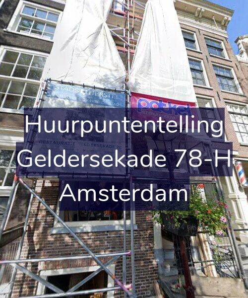 Foto gevel Huurpuntentelling voor Geldersekade 78-H, Amsterdam