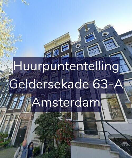 Foto gevel Huurpuntentelling voor Geldersekade 63-A, Amsterdam
