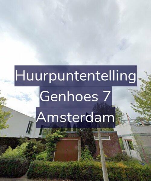 Foto gevel Huurpuntentelling voor Genhoes 7, Amsterdam