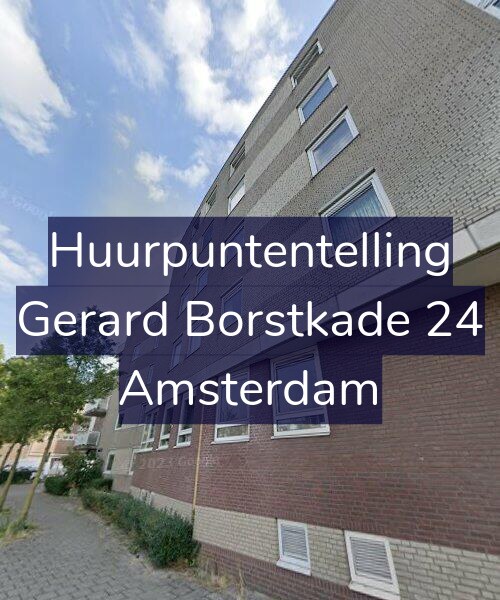 Foto gevel Huurpuntentelling voor Gerard Borstkade 24, Amsterdam