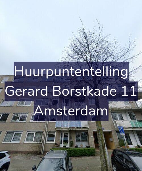 Foto gevel Huurpuntentelling voor Gerard Borstkade 11, Amsterdam
