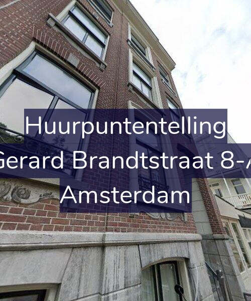 Foto gevel Huurpuntentelling voor Gerard Brandtstraat 8-A, Amsterdam