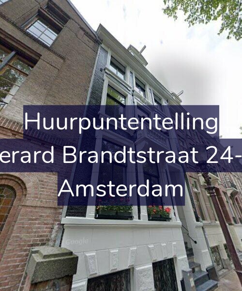 Foto gevel Huurpuntentelling voor Gerard Brandtstraat 24-A, Amsterdam