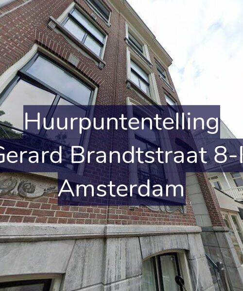 Foto gevel Huurpuntentelling voor Gerard Brandtstraat 8-B, Amsterdam