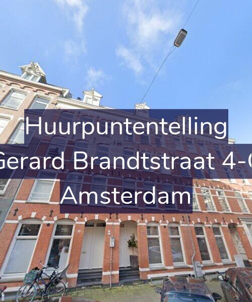 Foto gevel Huurpuntentelling voor Gerard Brandtstraat 4-C, Amsterdam