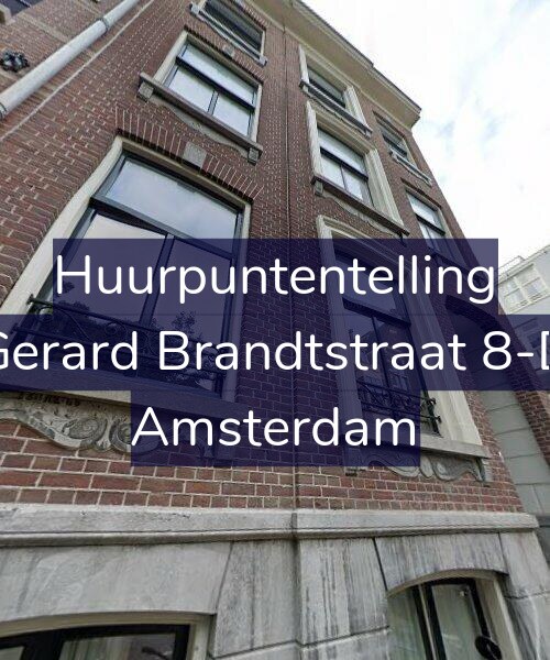 Foto gevel Huurpuntentelling voor Gerard Brandtstraat 8-D, Amsterdam