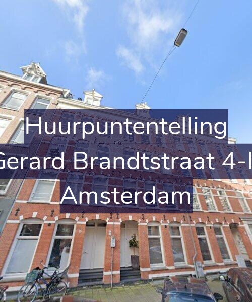 Foto gevel Huurpuntentelling voor Gerard Brandtstraat 4-B, Amsterdam
