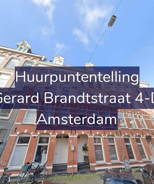 Foto gevel Huurpuntentelling voor Gerard Brandtstraat 4-D, Amsterdam