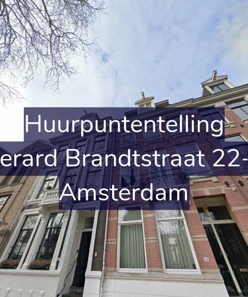 Foto gevel Huurpuntentelling voor Gerard Brandtstraat 22-2, Amsterdam