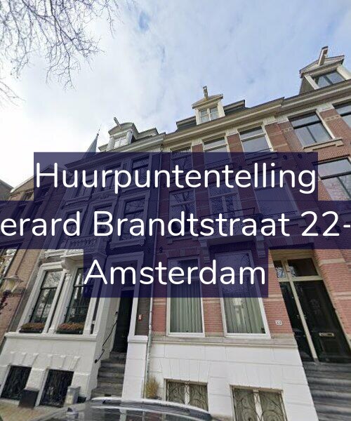 Foto gevel Huurpuntentelling voor Gerard Brandtstraat 22-1, Amsterdam