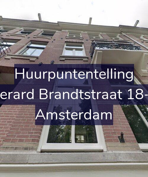 Foto gevel Huurpuntentelling voor Gerard Brandtstraat 18-3, Amsterdam