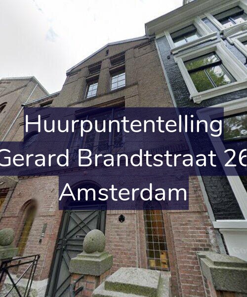 Foto gevel Huurpuntentelling voor Gerard Brandtstraat 26, Amsterdam