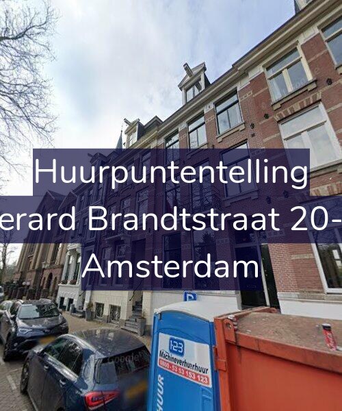 Foto gevel Huurpuntentelling voor Gerard Brandtstraat 20-H, Amsterdam