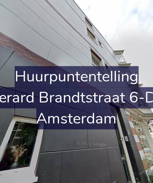 Foto gevel Huurpuntentelling voor Gerard Brandtstraat 6-D3, Amsterdam