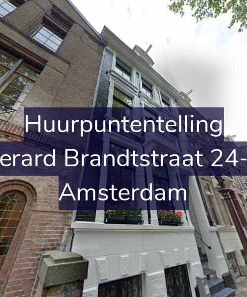 Foto gevel Huurpuntentelling voor Gerard Brandtstraat 24-B, Amsterdam