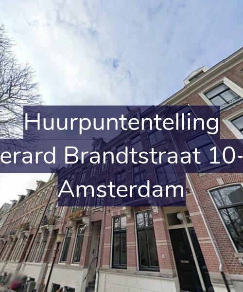 Foto gevel Huurpuntentelling voor Gerard Brandtstraat 10-2, Amsterdam