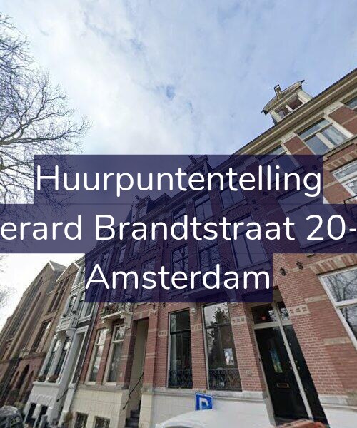 Foto gevel Huurpuntentelling voor Gerard Brandtstraat 20-2, Amsterdam