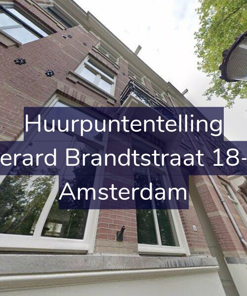Foto gevel Huurpuntentelling voor Gerard Brandtstraat 18-2, Amsterdam