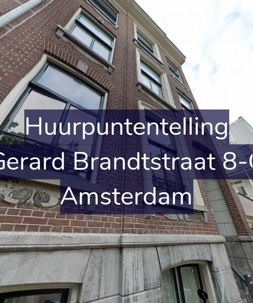 Foto gevel Huurpuntentelling voor Gerard Brandtstraat 8-C, Amsterdam