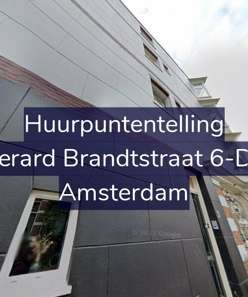 Foto gevel Huurpuntentelling voor Gerard Brandtstraat 6-D1, Amsterdam