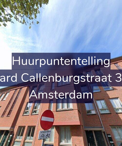 Foto gevel Huurpuntentelling voor Gerard Callenburgstraat 39-3, Amsterdam
