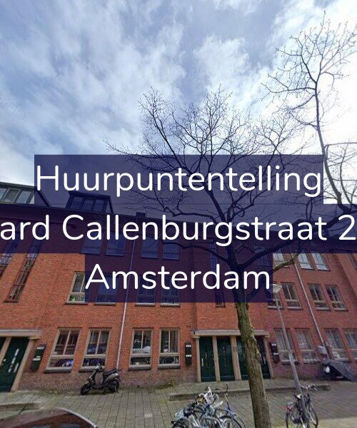 Foto gevel Huurpuntentelling voor Gerard Callenburgstraat 22-1, Amsterdam