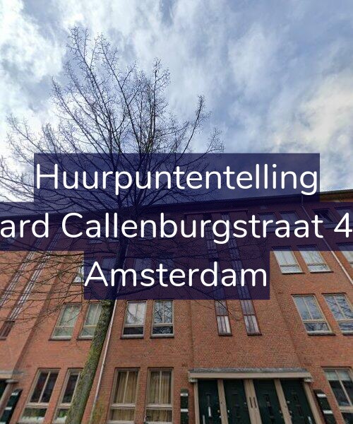 Foto gevel Huurpuntentelling voor Gerard Callenburgstraat 45-3, Amsterdam