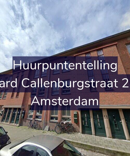 Foto gevel Huurpuntentelling voor Gerard Callenburgstraat 23-H, Amsterdam