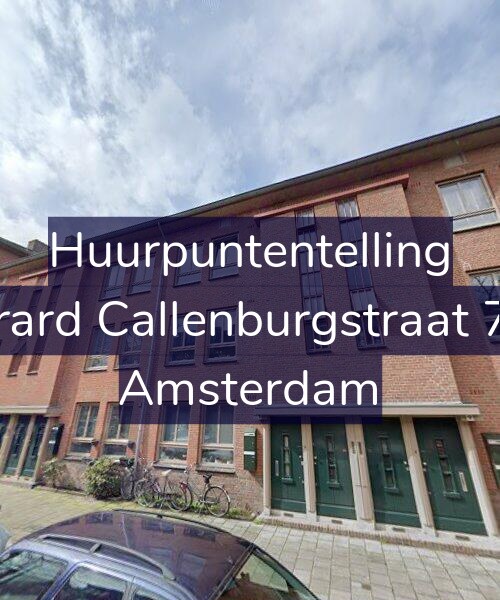 Foto gevel Huurpuntentelling voor Gerard Callenburgstraat 7-H, Amsterdam