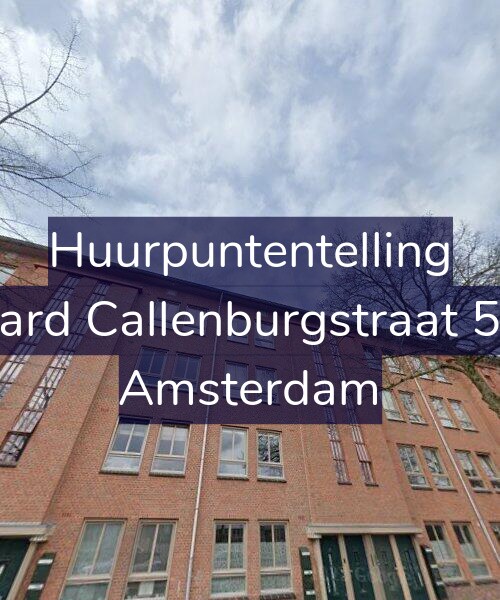 Foto gevel Huurpuntentelling voor Gerard Callenburgstraat 53-2, Amsterdam