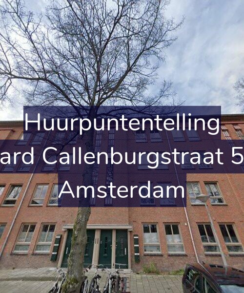 Foto gevel Huurpuntentelling voor Gerard Callenburgstraat 55-1, Amsterdam