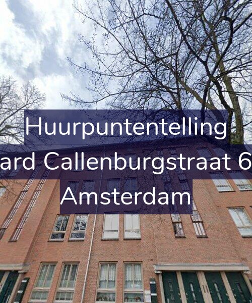 Foto gevel Huurpuntentelling voor Gerard Callenburgstraat 61-2, Amsterdam