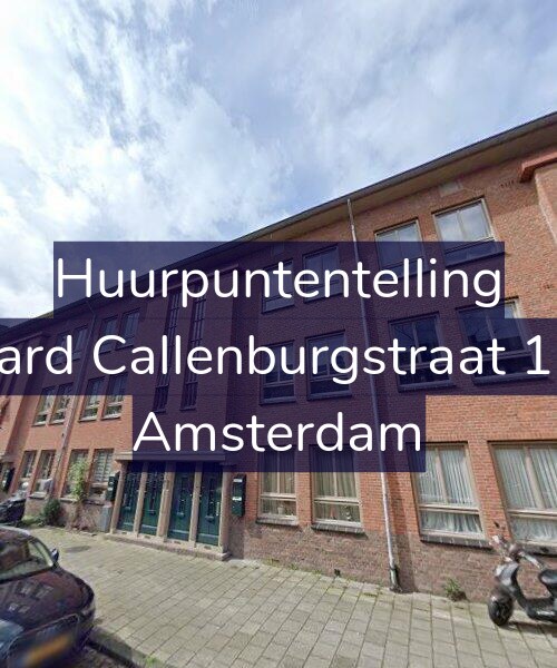 Foto gevel Huurpuntentelling voor Gerard Callenburgstraat 13-H, Amsterdam