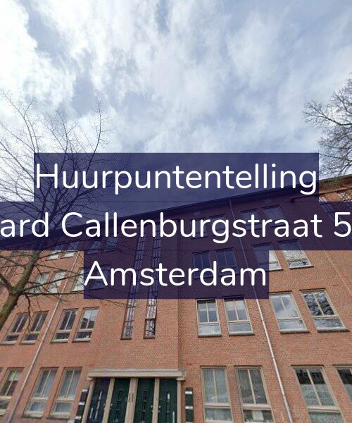 Foto gevel Huurpuntentelling voor Gerard Callenburgstraat 51-3, Amsterdam