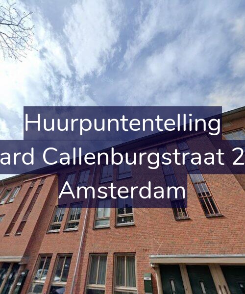 Foto gevel Huurpuntentelling voor Gerard Callenburgstraat 23-2, Amsterdam
