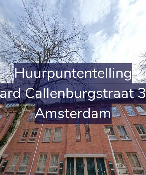 Foto gevel Huurpuntentelling voor Gerard Callenburgstraat 30-2, Amsterdam