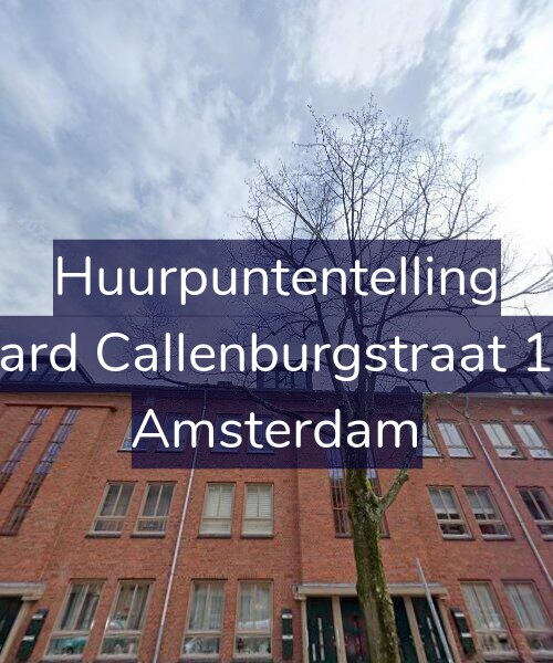 Foto gevel Huurpuntentelling voor Gerard Callenburgstraat 10-2, Amsterdam