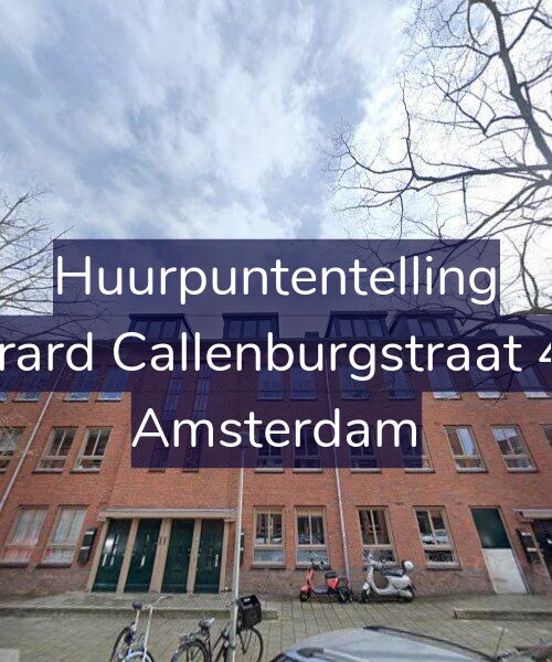 Foto gevel Huurpuntentelling voor Gerard Callenburgstraat 4-2, Amsterdam