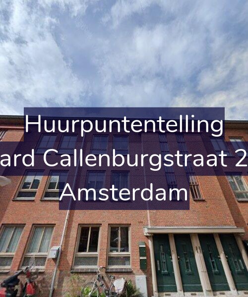 Foto gevel Huurpuntentelling voor Gerard Callenburgstraat 27-1, Amsterdam