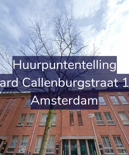 Foto gevel Huurpuntentelling voor Gerard Callenburgstraat 14-2, Amsterdam