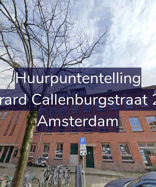 Foto gevel Huurpuntentelling voor Gerard Callenburgstraat 2-2, Amsterdam