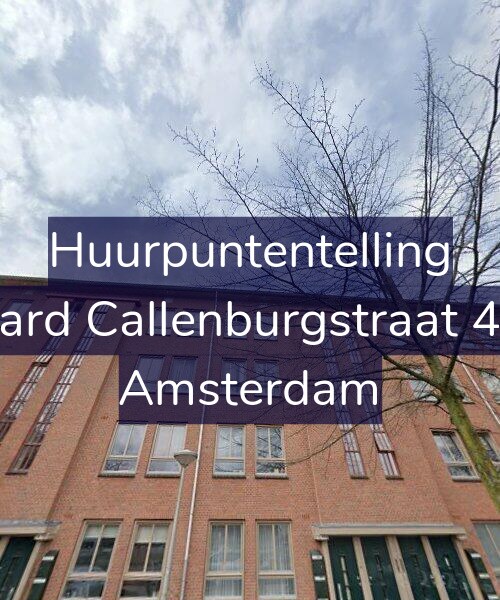 Foto gevel Huurpuntentelling voor Gerard Callenburgstraat 49-2, Amsterdam