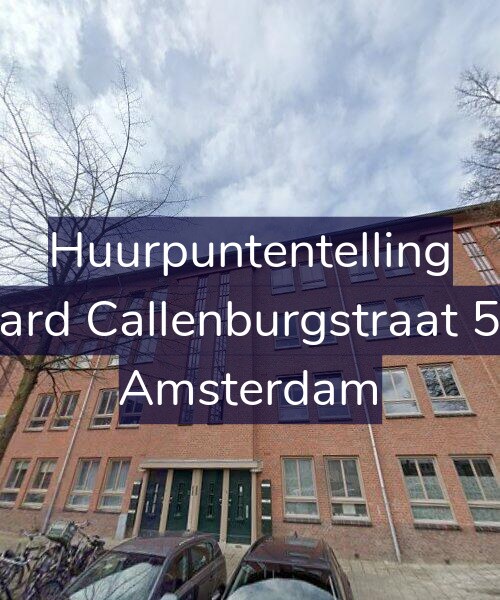 Foto gevel Huurpuntentelling voor Gerard Callenburgstraat 51-1, Amsterdam