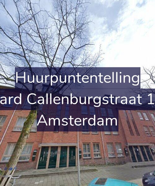 Foto gevel Huurpuntentelling voor Gerard Callenburgstraat 12-1, Amsterdam