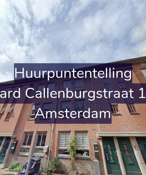 Foto gevel Huurpuntentelling voor Gerard Callenburgstraat 11-1, Amsterdam