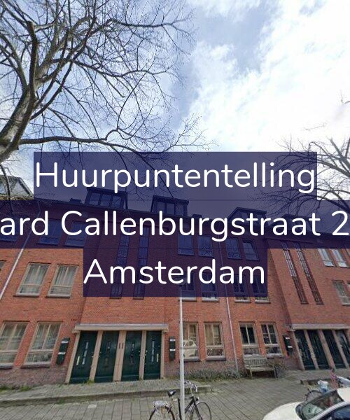 Foto gevel Huurpuntentelling voor Gerard Callenburgstraat 28-1, Amsterdam