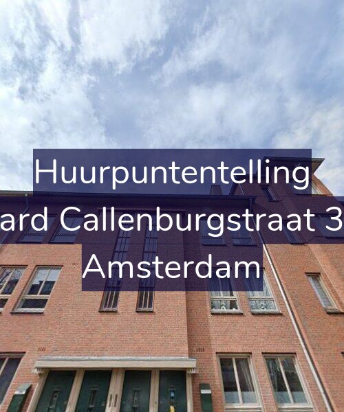 Foto gevel Huurpuntentelling voor Gerard Callenburgstraat 37-2, Amsterdam