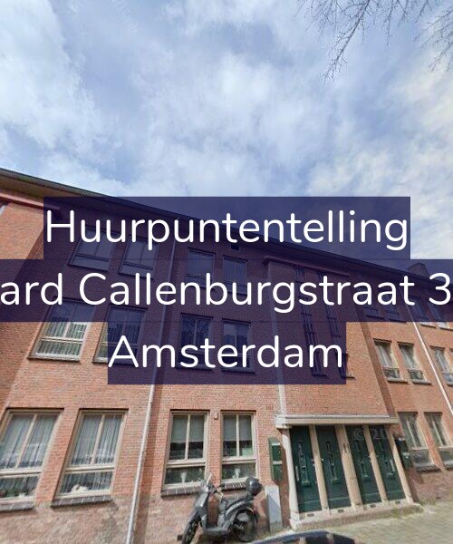 Foto gevel Huurpuntentelling voor Gerard Callenburgstraat 31-1, Amsterdam