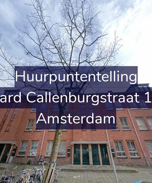 Foto gevel Huurpuntentelling voor Gerard Callenburgstraat 14-1, Amsterdam